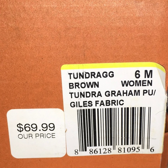 Rocket Dog Boot Size 6 Brown With Side Zipper and Knitted Cuff - Picture 9 of 9